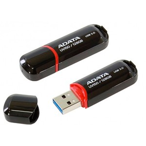 Memoria USB ADATA AUV150-128G-RBK, Negro, 128 GB, USB 3.0